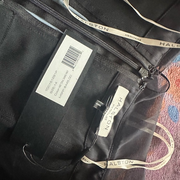 Halston Heritage Black and Gray Ombre High-Low Skirt - Picture 3 of 4